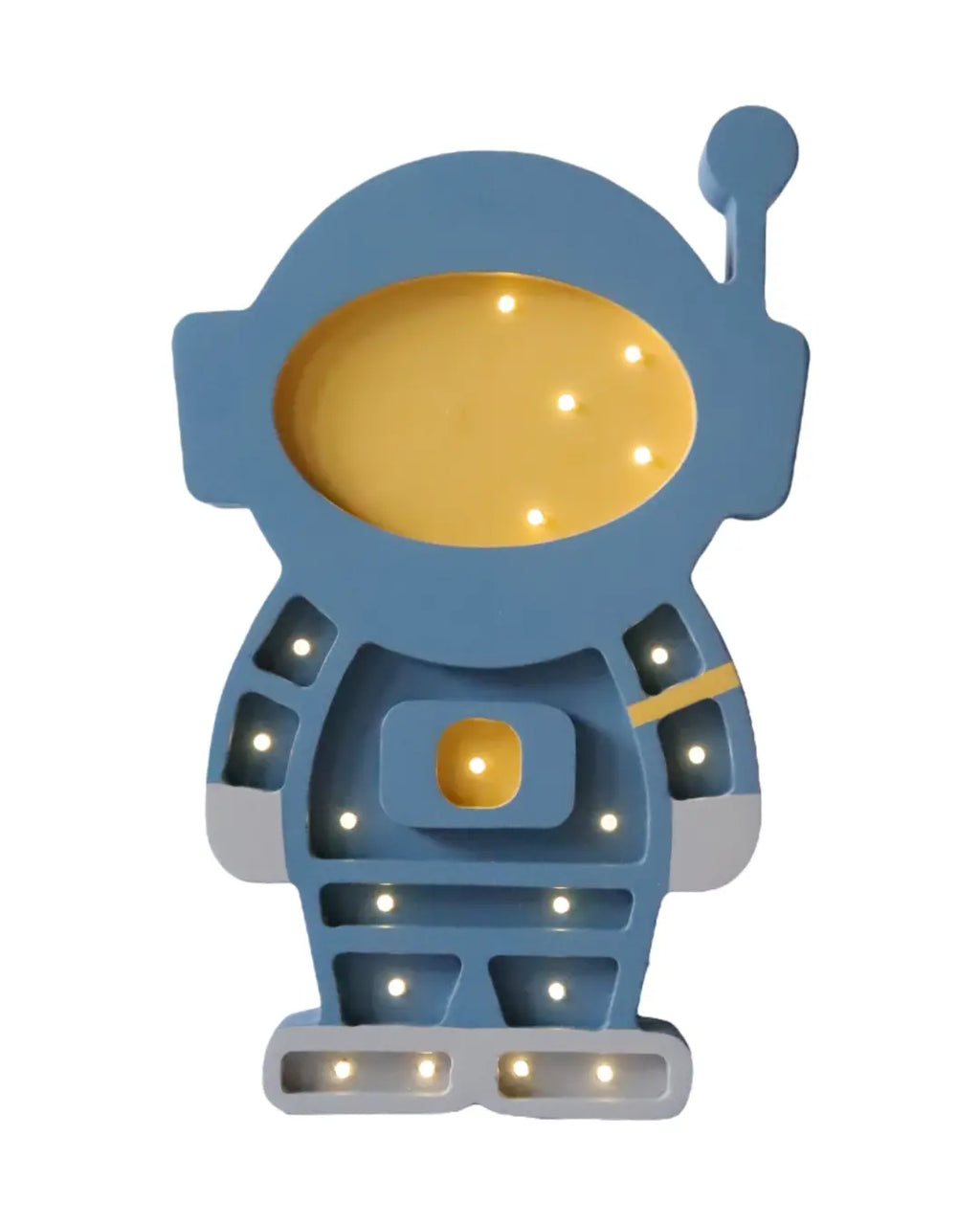 Astronaut | Wooden LED Night Light (Denim)