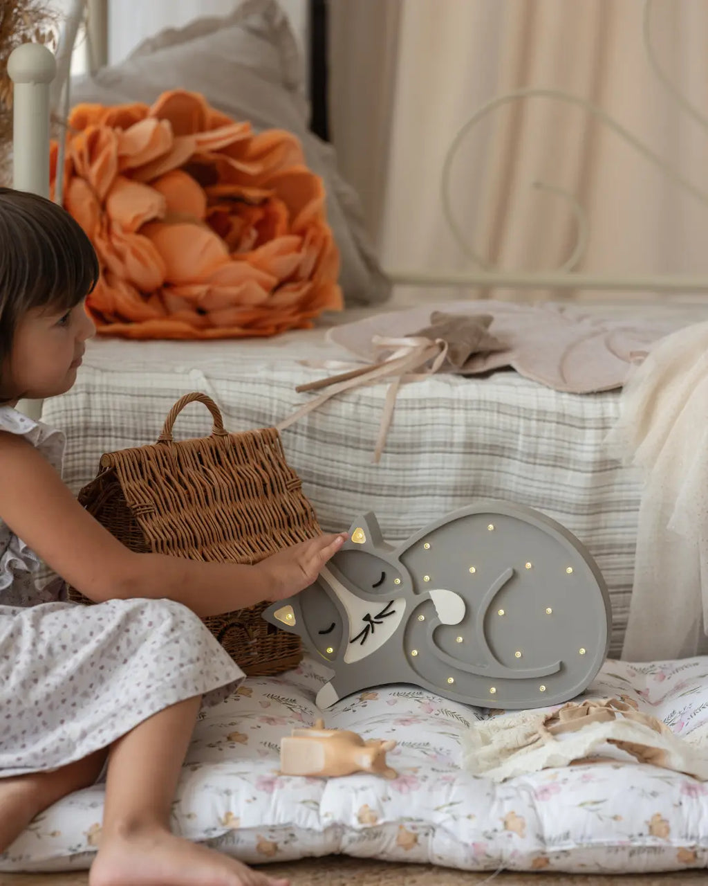 Cat | Wooden LED Night Light