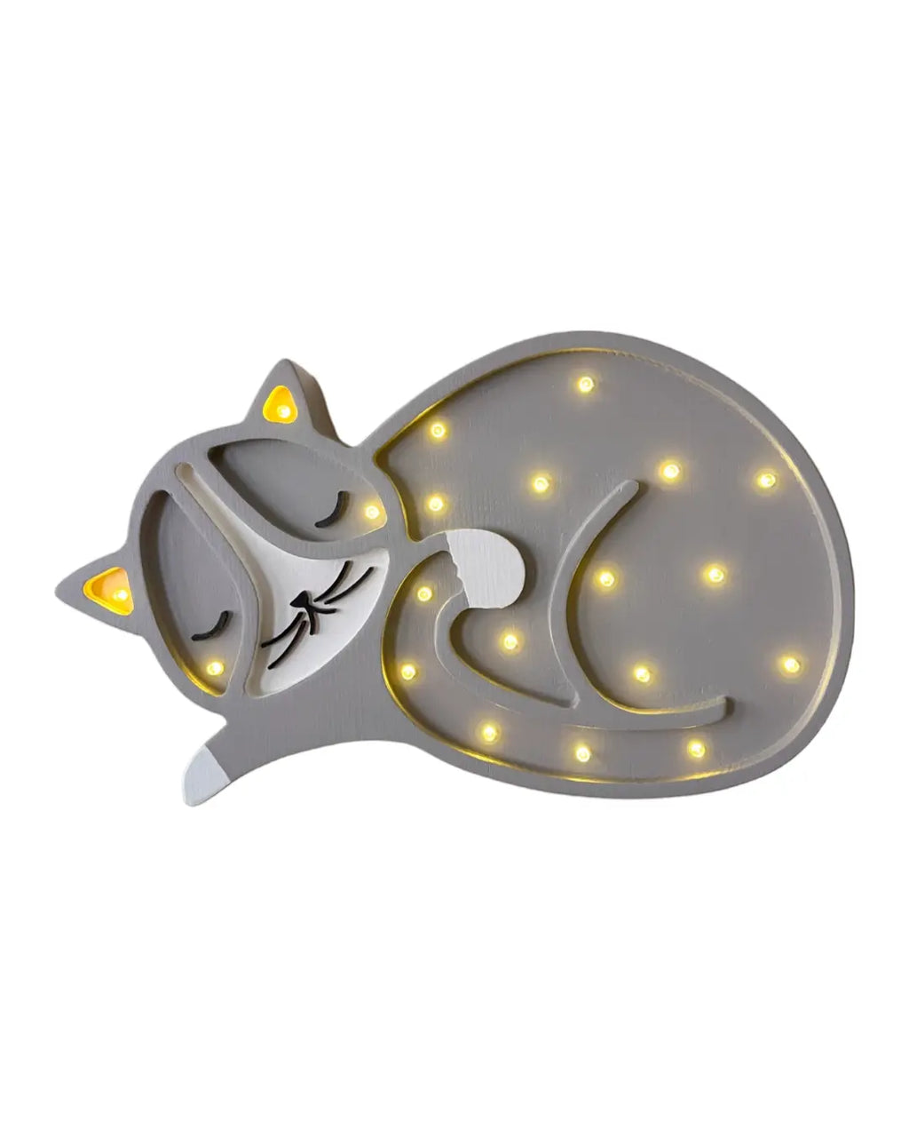 Cat | Wooden LED Night Light