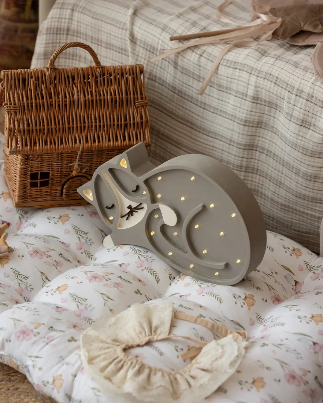 Cat | Wooden LED Night Light