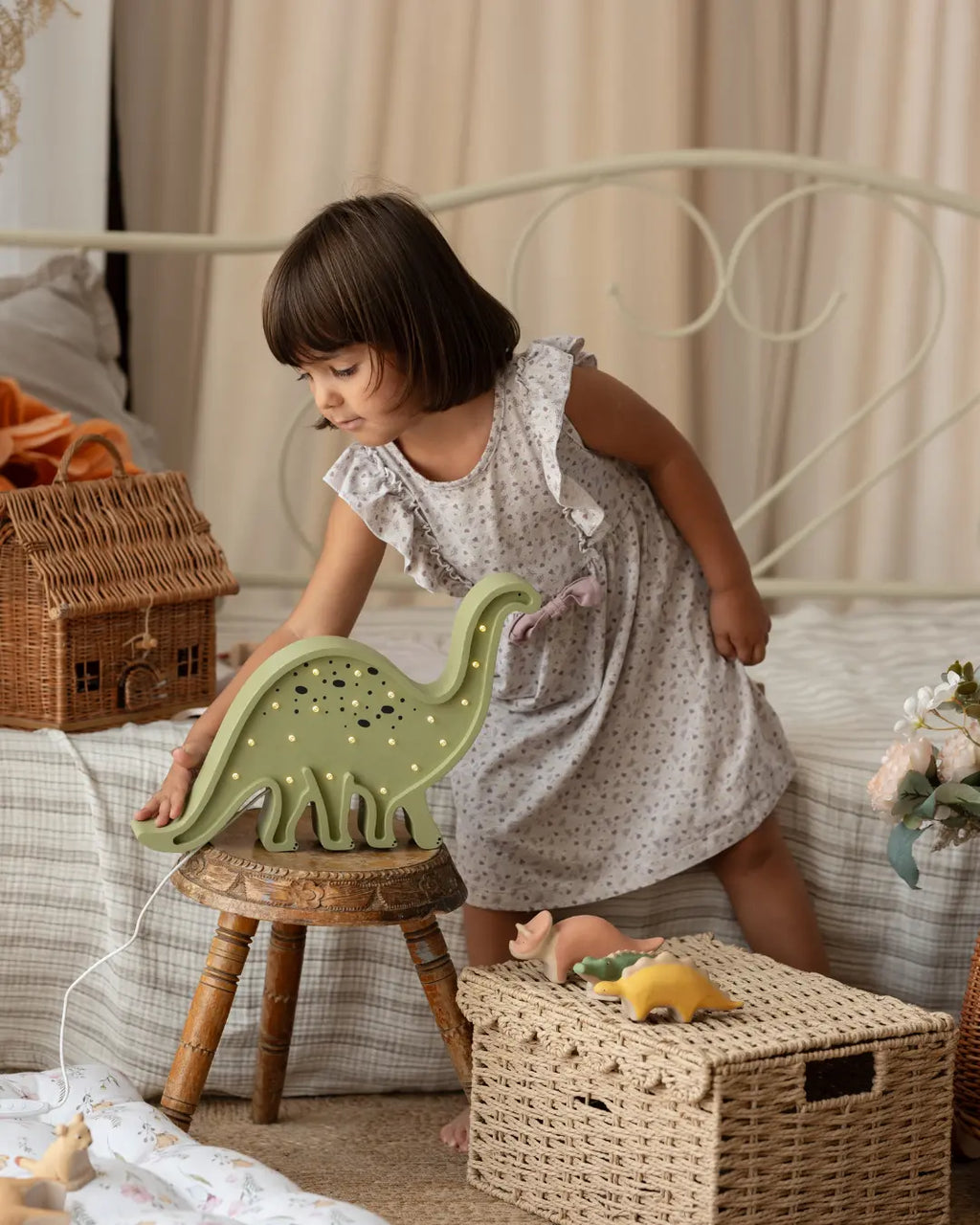 Dinosaur | Wooden LED Night Light