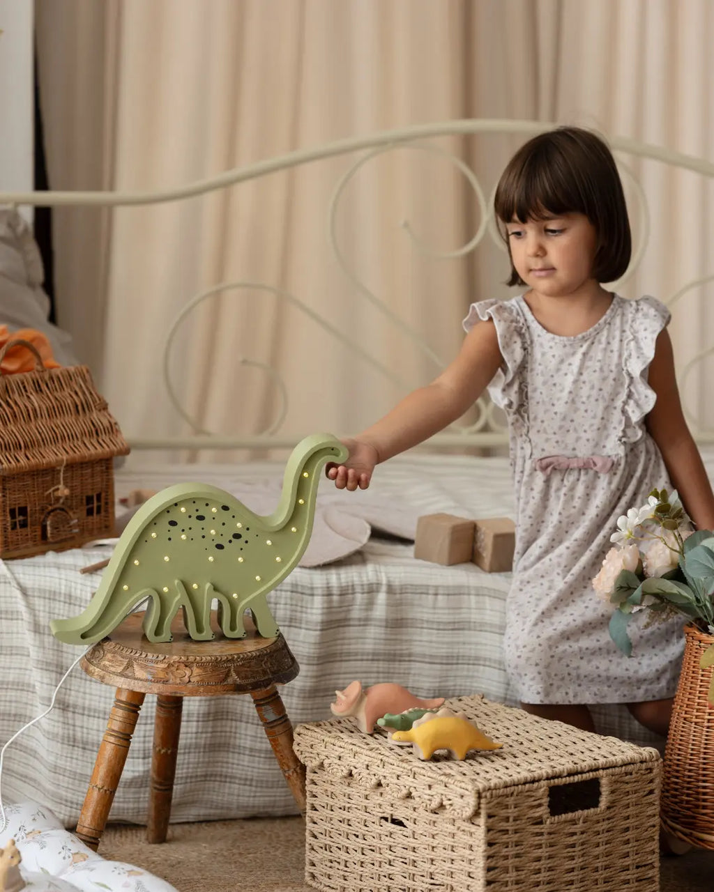 Dinosaur | Wooden LED Night Light