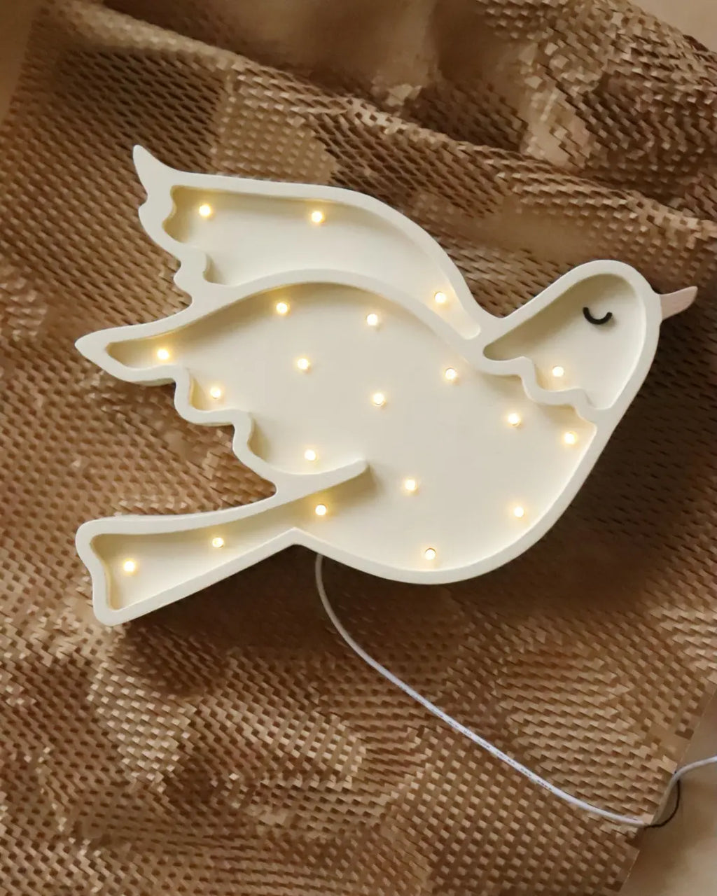 Dove | Wooden LED Night Light (White)