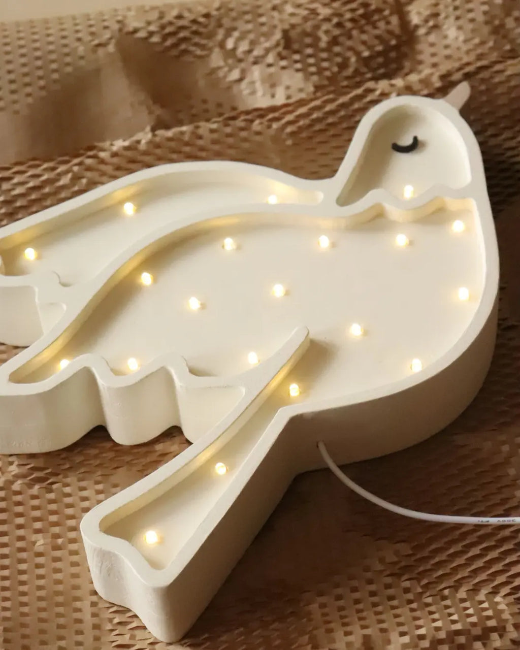 Dove | Wooden LED Night Light (White)