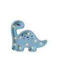 Dino | Mini Wooden Night Light for Kids (Blue)