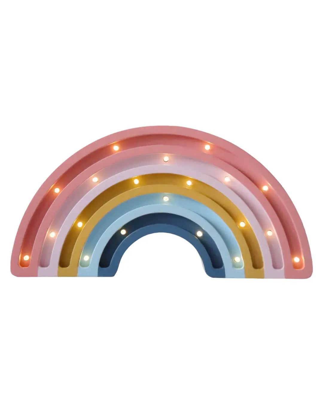 Rainbow | Wooden LED Night Light (Pink)