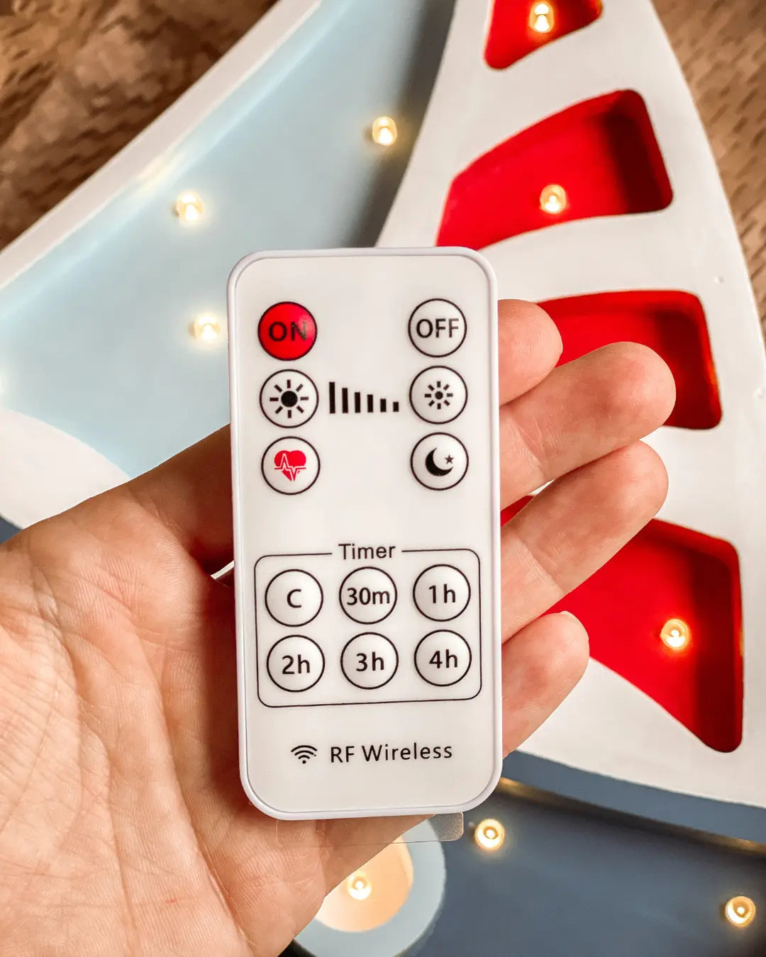 Sailboat | Wooden LED Night Light (Denim)