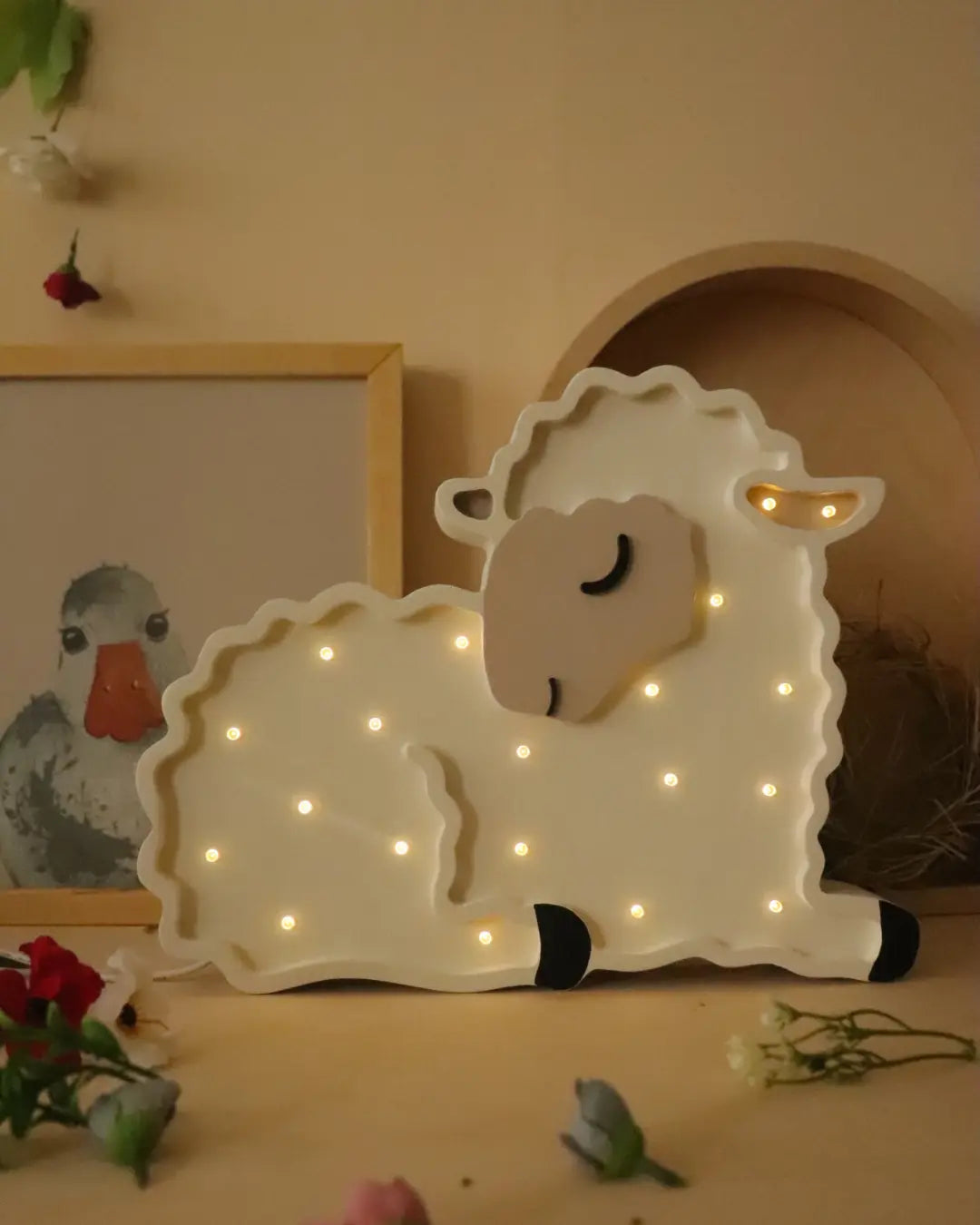 Sheep | Wooden LED Night Light