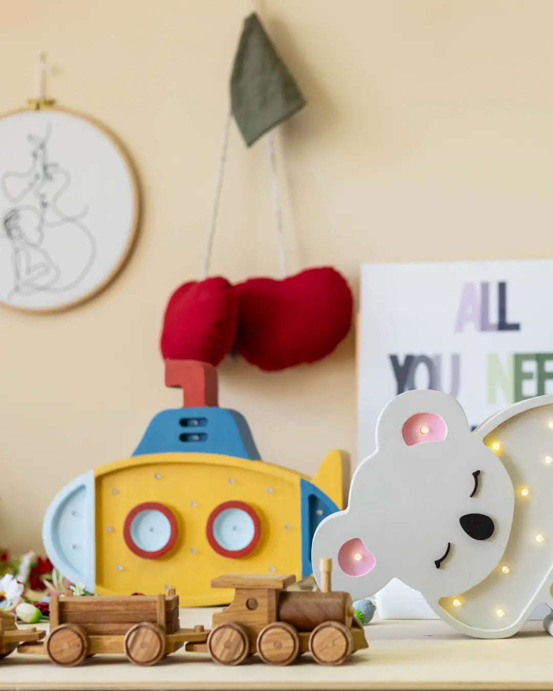 Submarine | Wooden LED Night Light