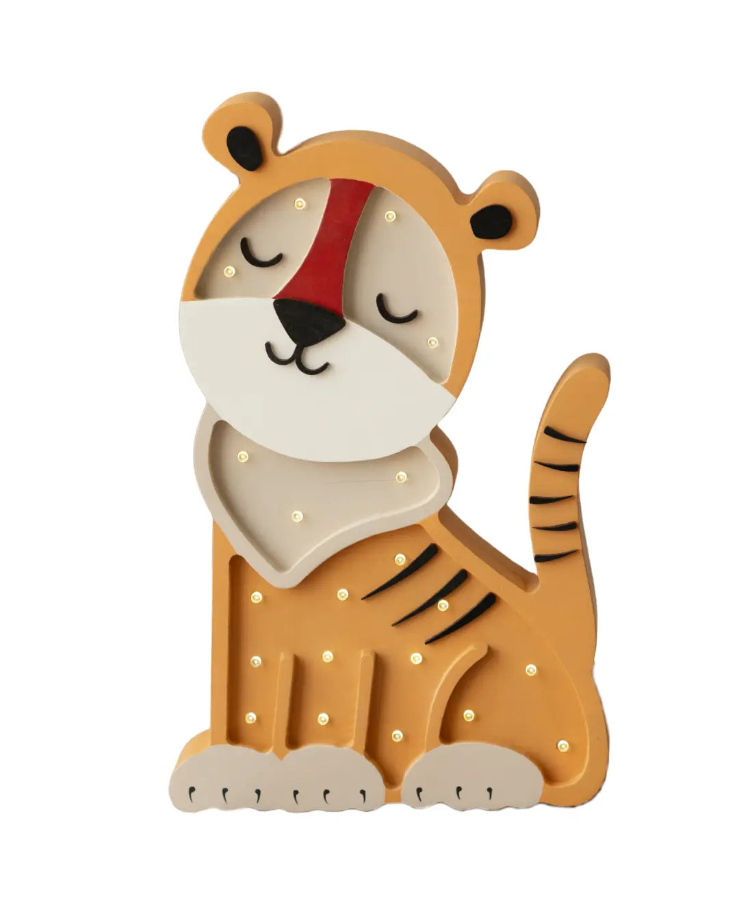 Tiger | Wooden LED Night Light for Kids