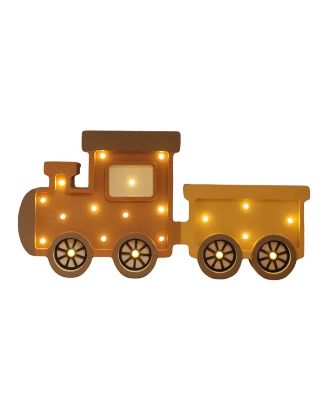 Train| Wooden LED Night Light (Yellow)