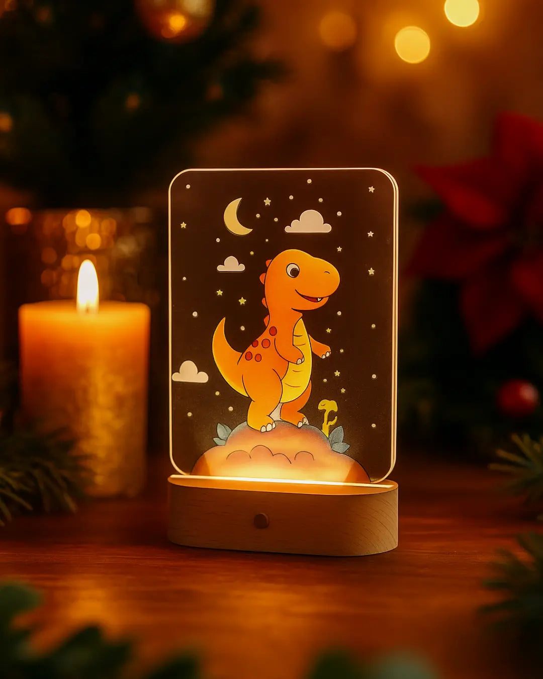 Dino UV Acrylic Night Light