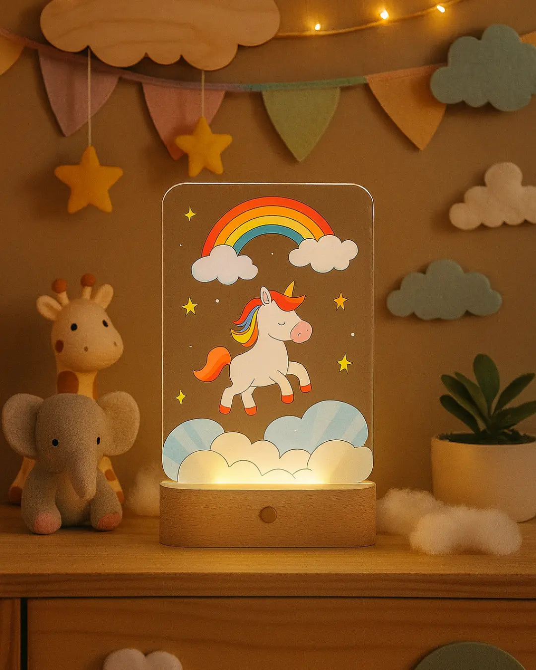 Unicorn UV Acrylic Night Light