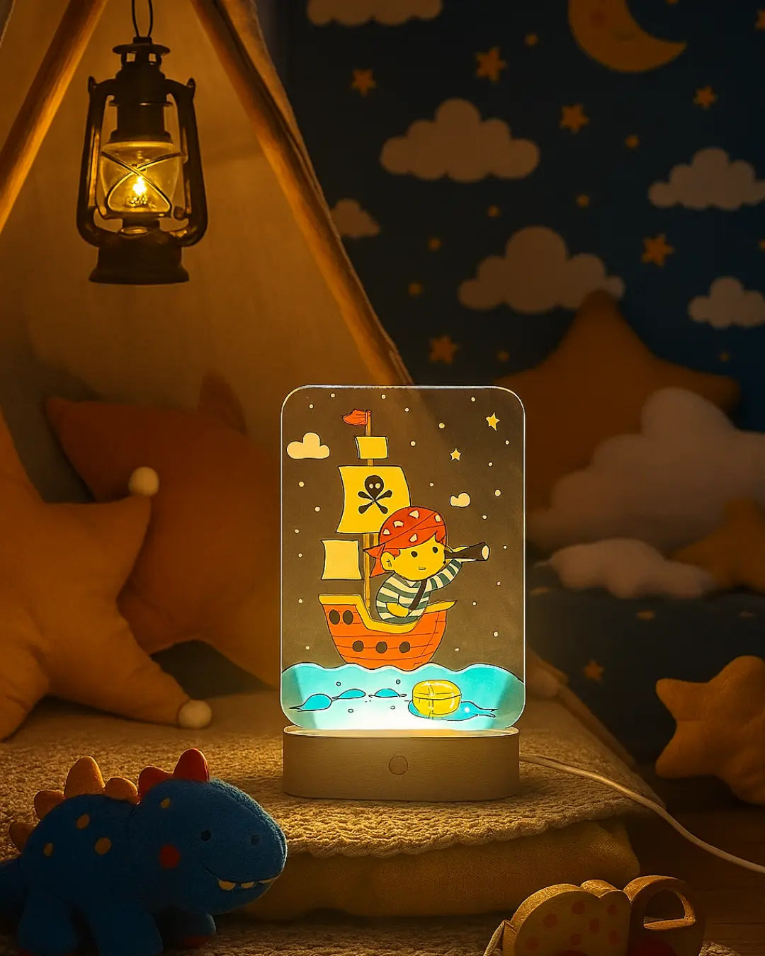 Pirate UV Acrylic Night Light