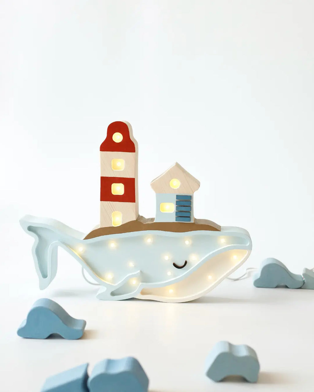 Whale | Wooden LED Night Light