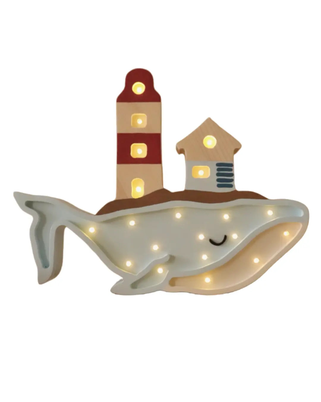 Whale | Wooden LED Night Light