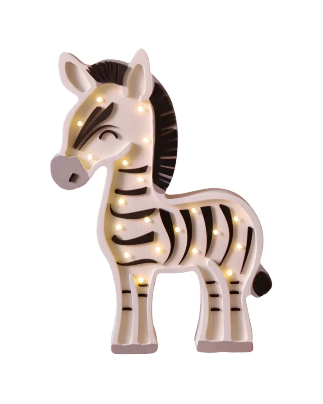 Zebra | Wooden LED Night Light for Kids