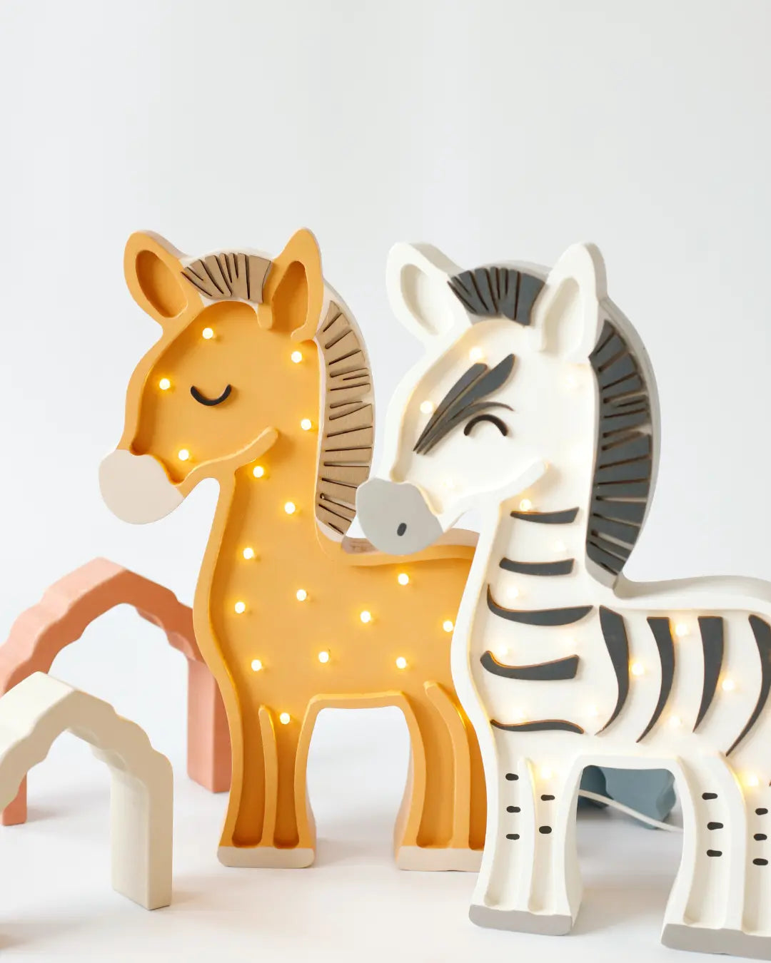 Zebra | Wooden LED Night Light for Kids