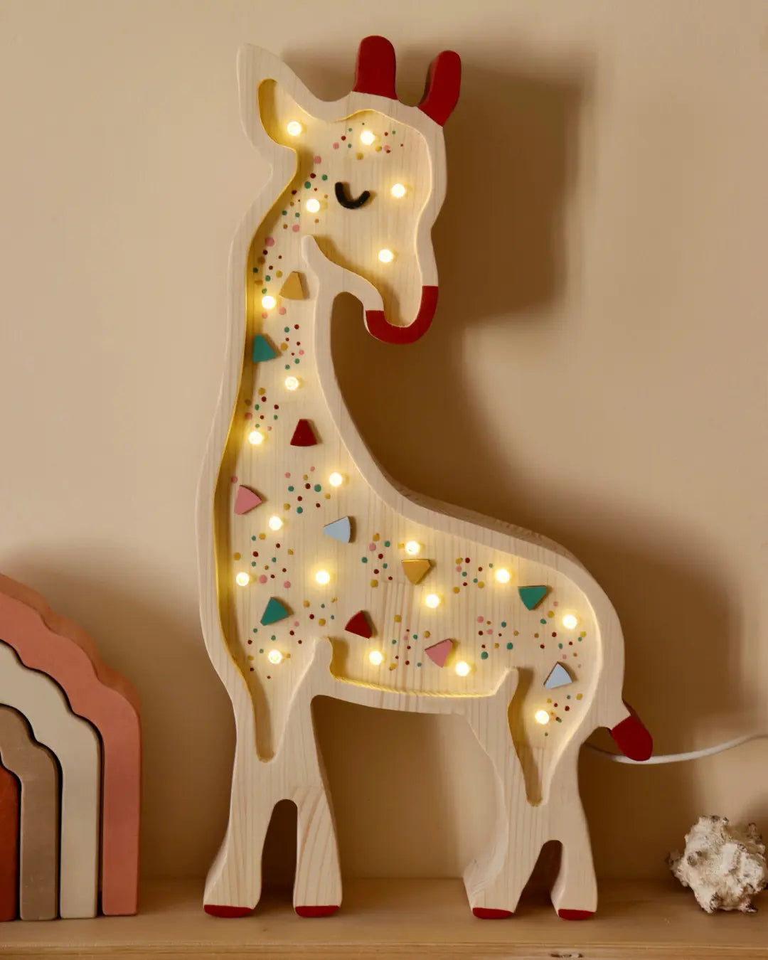 Giraffe | Wooden LED Night Light (Candy-Wood)