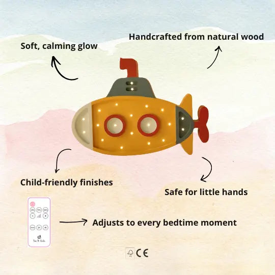 Submarine | Wooden LED Night Light