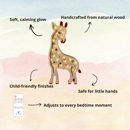 Giraffe | Wooden LED Night Light (Candy-Wood)
