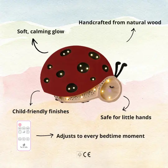 Ladybug | Wooden LED Night Light