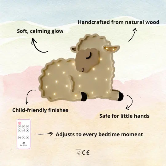 Sheep | Wooden LED Night Light