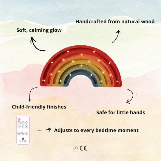 Rainbow | Wooden LED Night Light (Classic)