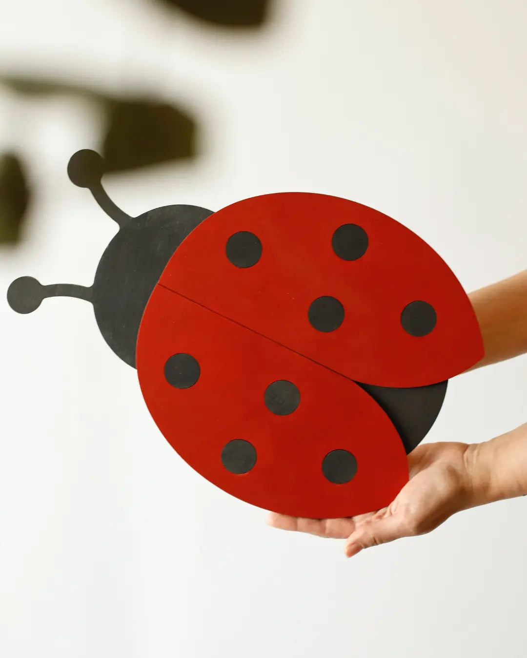 Ladybug | Wooden Wall Lamp for Kids’ Room