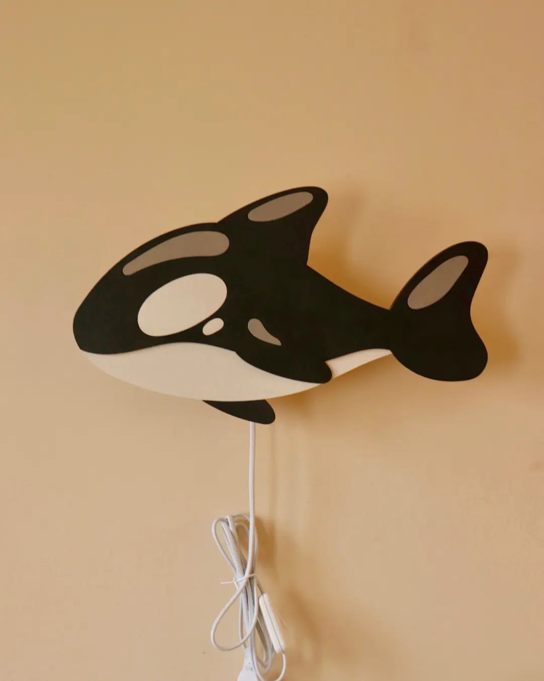 Orca | Wooden Wall Lamp for Kids’ Room